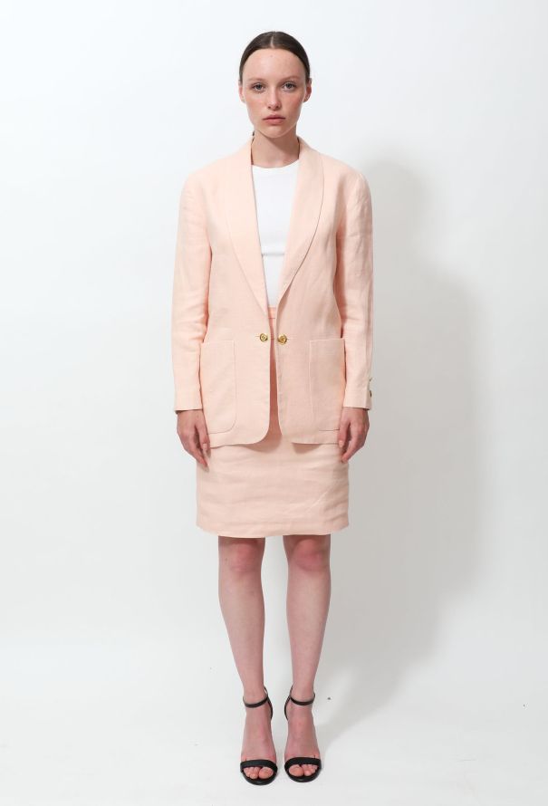 Chanel 80s Linen Ensemble - 1