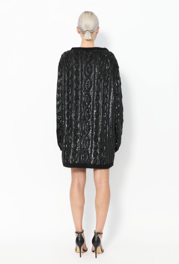 Saint Laurent F/W 2013 Sequin Sweater Dress - 5