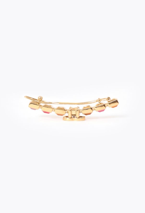Chanel 2021 Strass 'CC' Hair Clip - 4