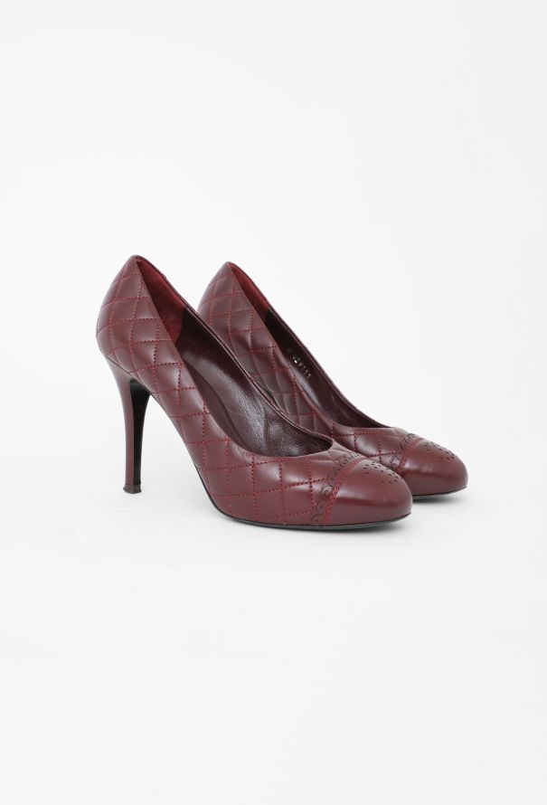 Chanel Quilted Leather 'CC' Pumps - 2