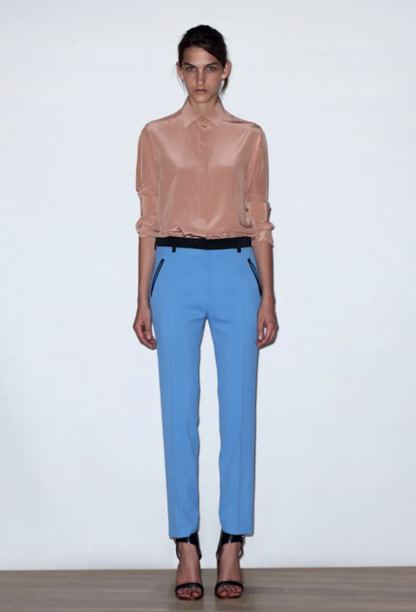 Céline Blue Smoking Trousers, Resort 2010 - 2