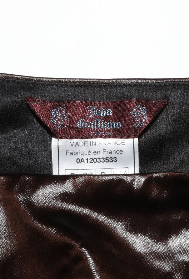 John Galliano Asymmetrical Satin Skirt, 2001 - 6