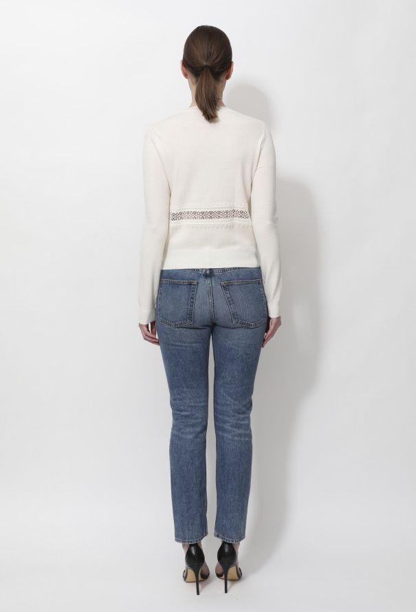Chloé 2015 Crochet Detail Sweater - 5