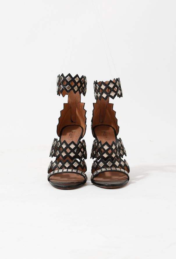 Alaïa Studded Sandal Heels - 2