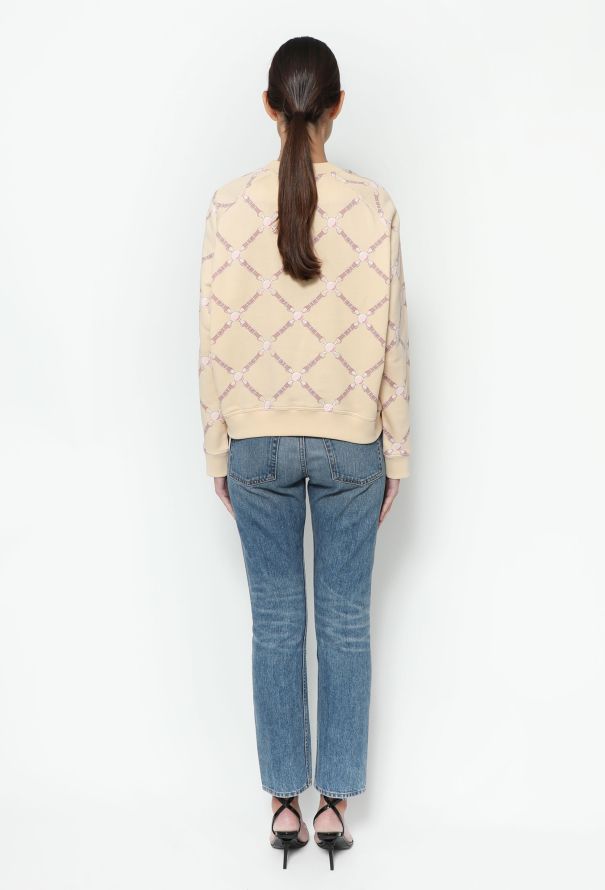 Hermès 2022 'Grand Tralala' Printed Sweater Light beige - 3