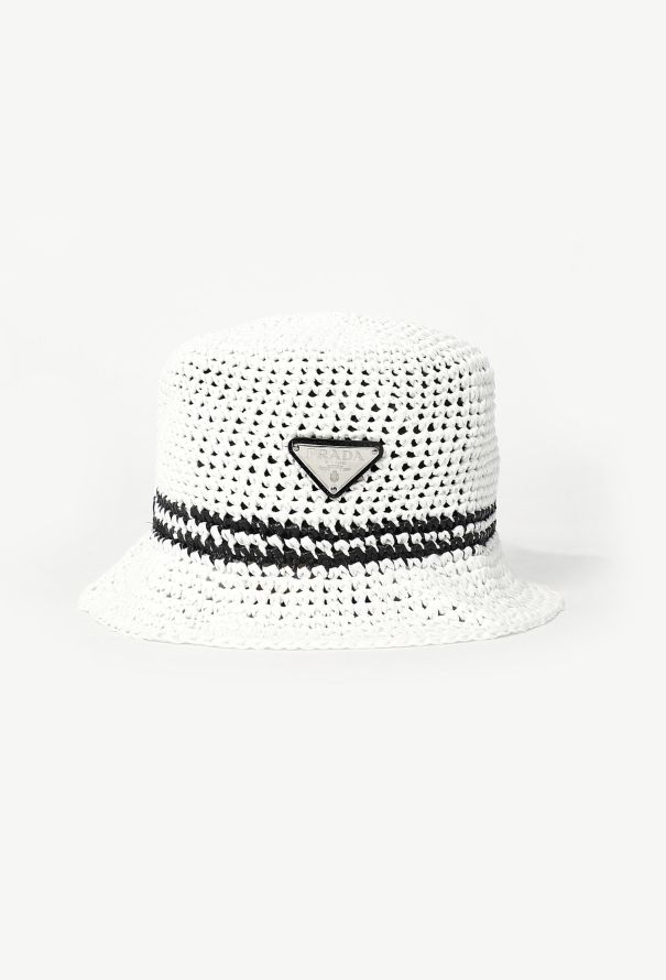 Prada 2023 Braided Bucket Hat - 1