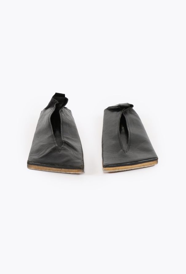 Comme des Garçons ULTRA RARE S/S 1984 Leather Flats - 3