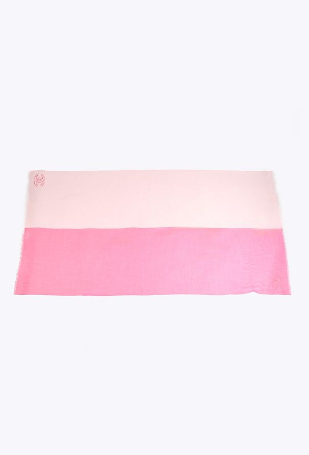 Chanel Tonal 'CC' Cashmere Scarf - 4