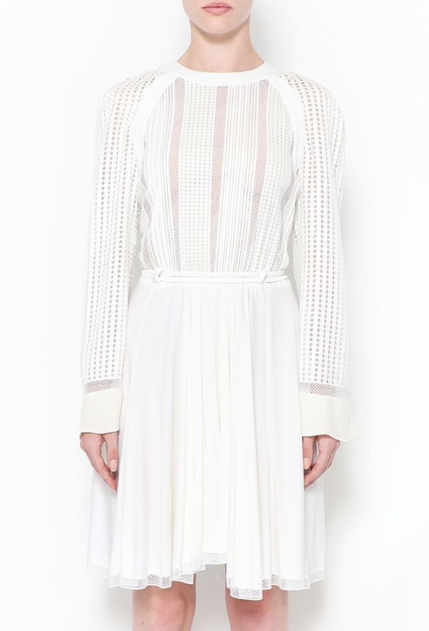 Louis Vuitton S/S 2015 Geometric Eyelet Dress - 3