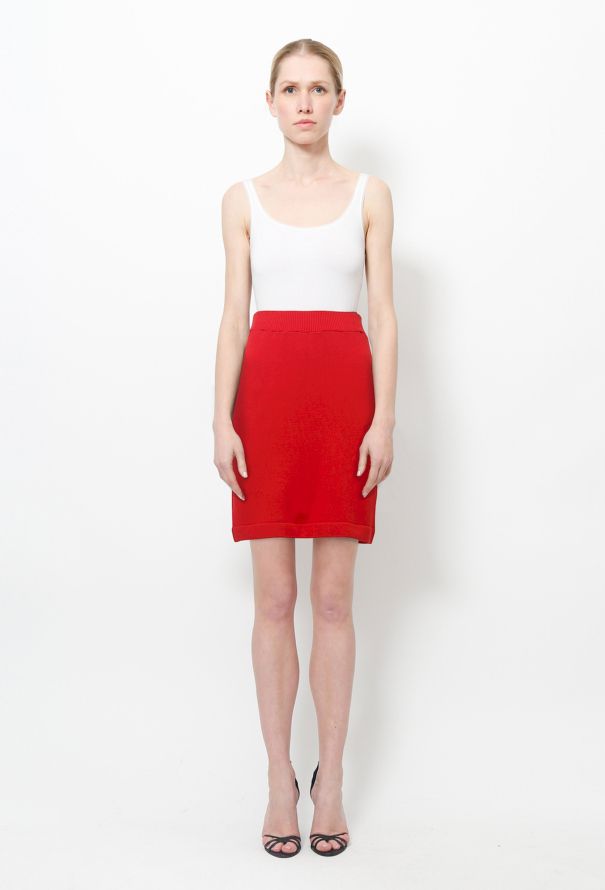 Chanel Vintage Knit Skirt - 1