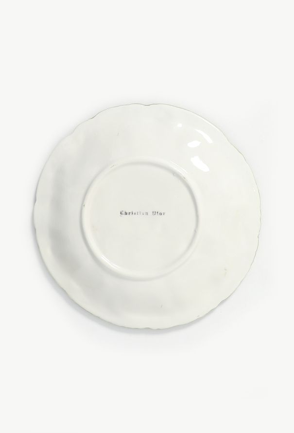 Dior '70s Porcelain Cabbage Plate Set - 5