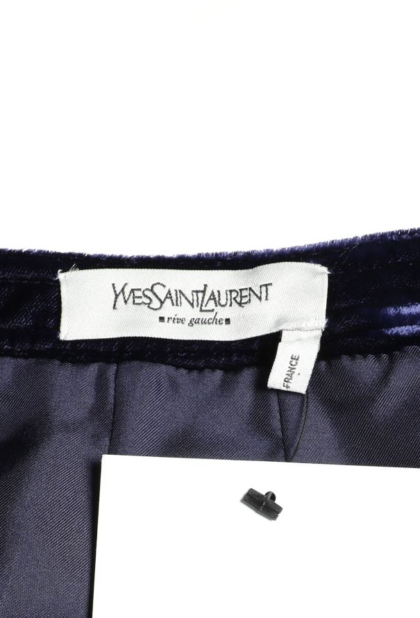 Saint Laurent 2003 Tom Ford Velvet Skirt - 7