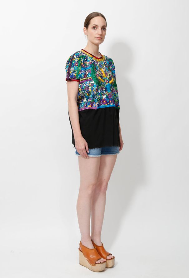World Treasures 70s Hand Embroidered Mexican Top - 3