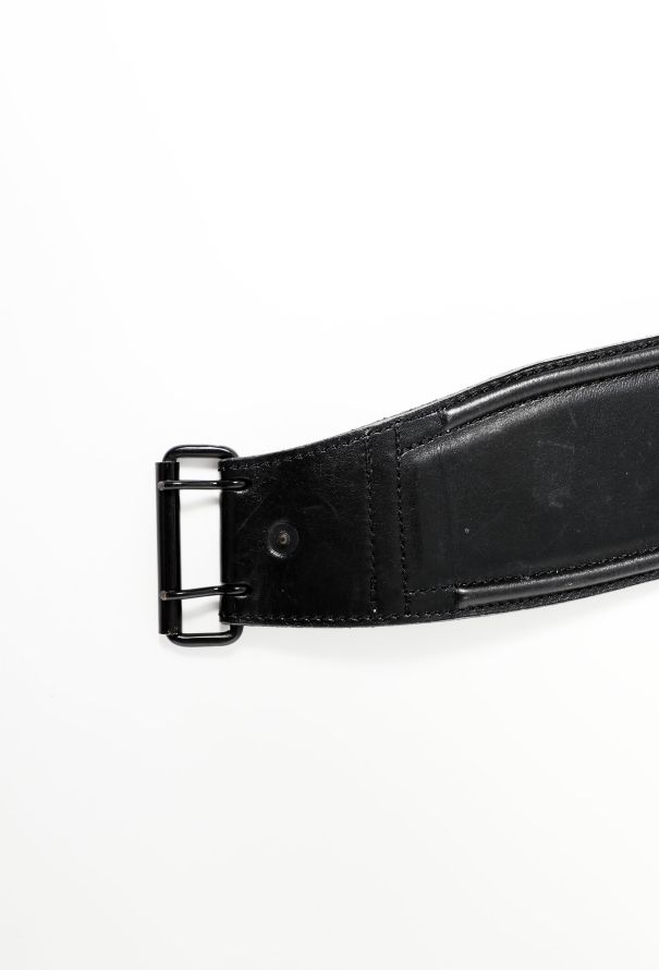 Alaïa Vintage Leather Corset Belt - 4