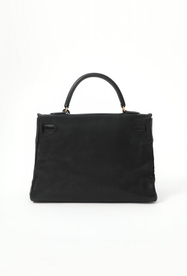 Hermès Black Gulliver Kelly Retourné 35 - 5