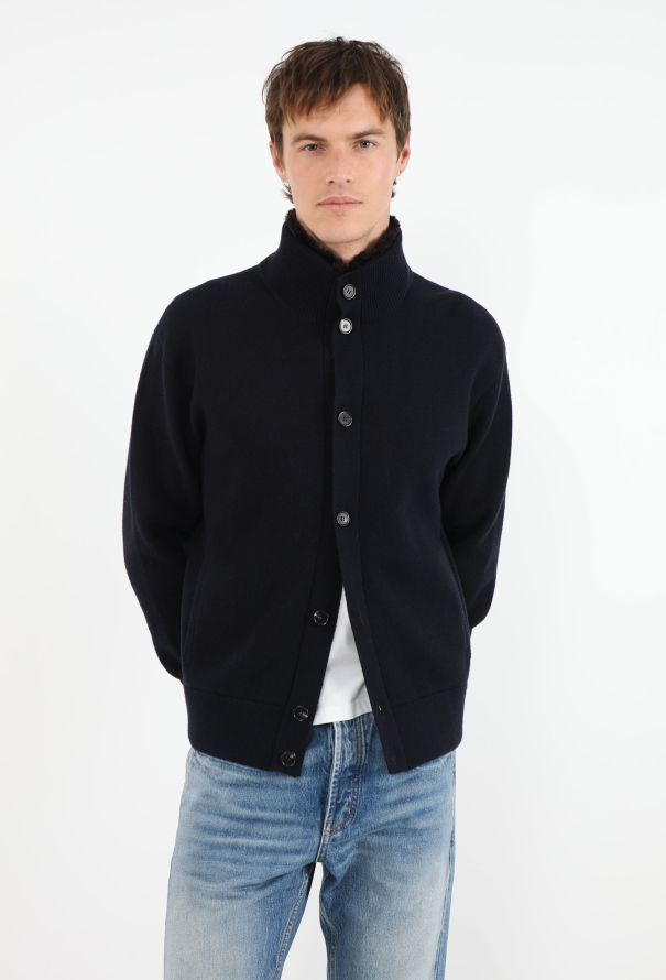 Loro Piana Cashmere Castarino Fur Cardigan - 2