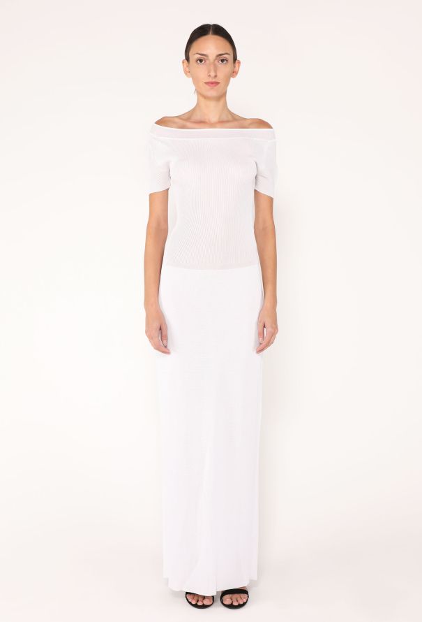 Khaite 2024 Basile Off-Shoulder Dress - 1