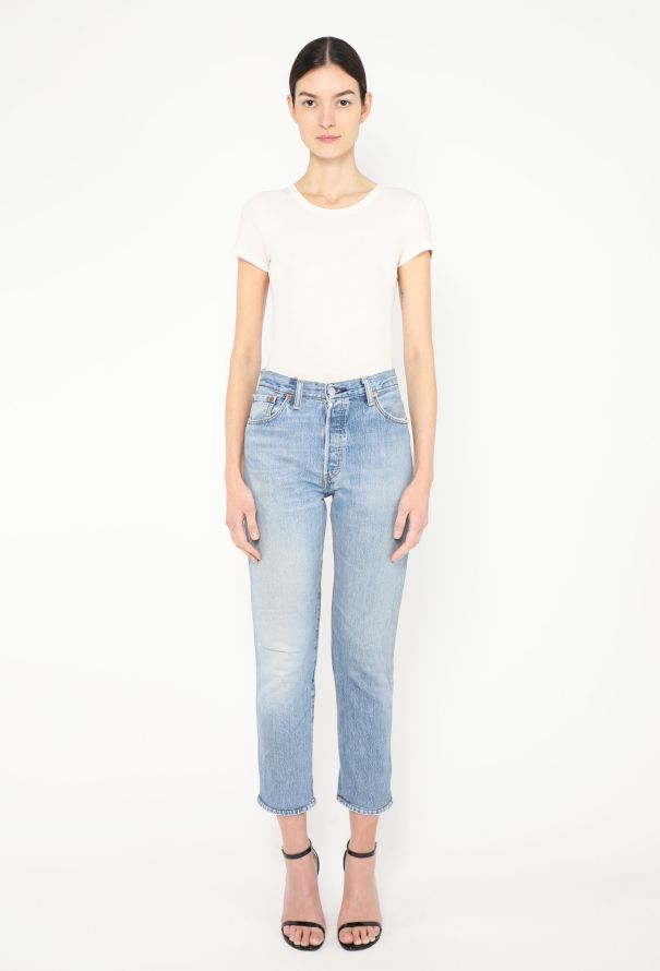 Levi's x Re/Done Cropped Mom Jeans - 3