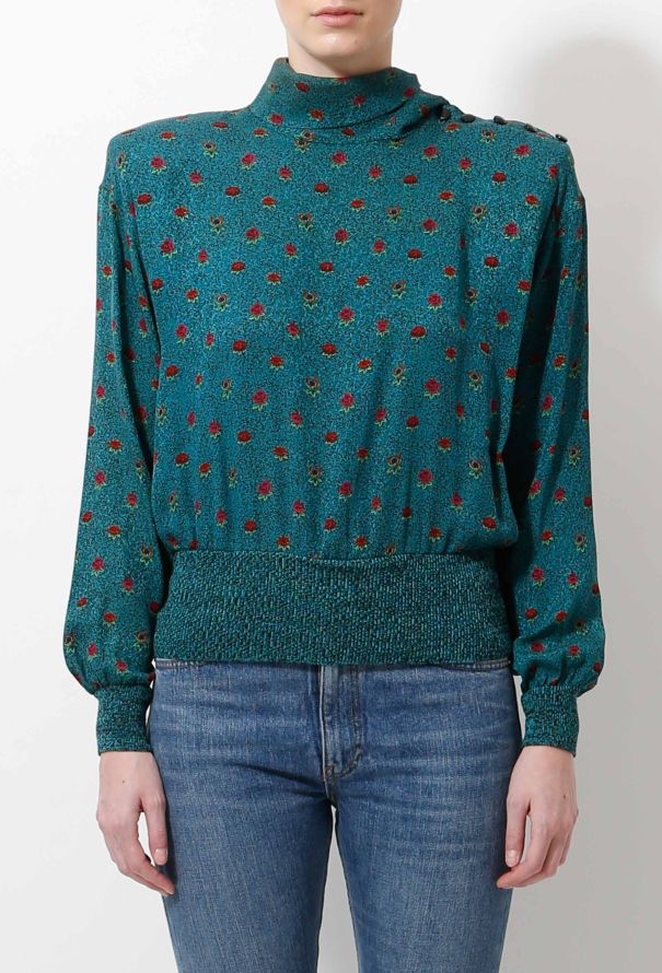 Emanuel Ungaro '80s Floral Lavallière Blouse - 2