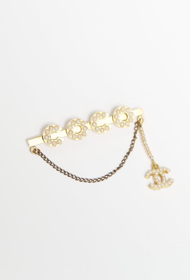 Chanel F/W 2001 Pearl 'Coco' Brooch - 3