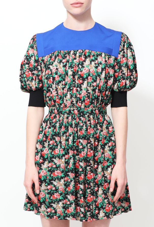 Louis Vuitton Floral Print Crêpe Dress - 2