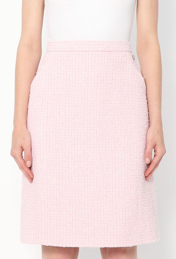 Chanel 2020 Frayed Tweed Skirt - 2