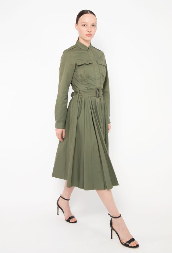 Dries Van Noten 2010 Pleated Utility Dress - 3