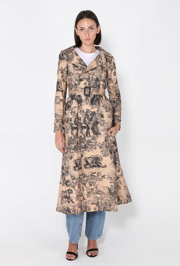 Dior Toile de Jouy Trench Coat, Resort 2019 - 3