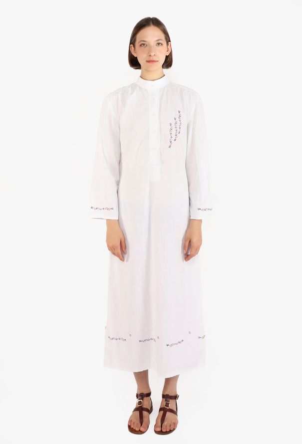 Embroidered Cotton Kaftan - 2