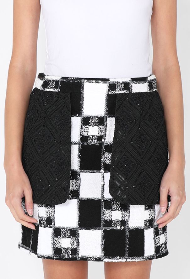 Chanel Demi-Couture Tweed & Sequin Skirt, S/S 2024 - 7