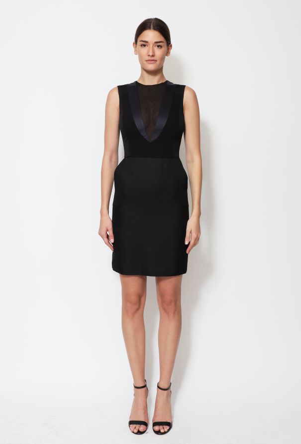 Céline Smoking Tuxedo Dress - 1