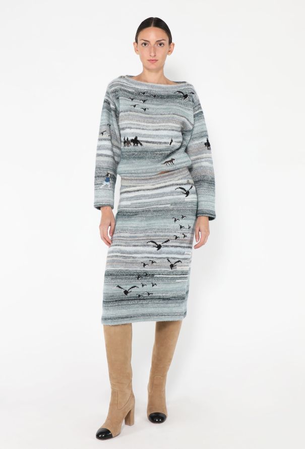 Chanel F/W 2024 Deauville Cashmere Ensemble - 1
