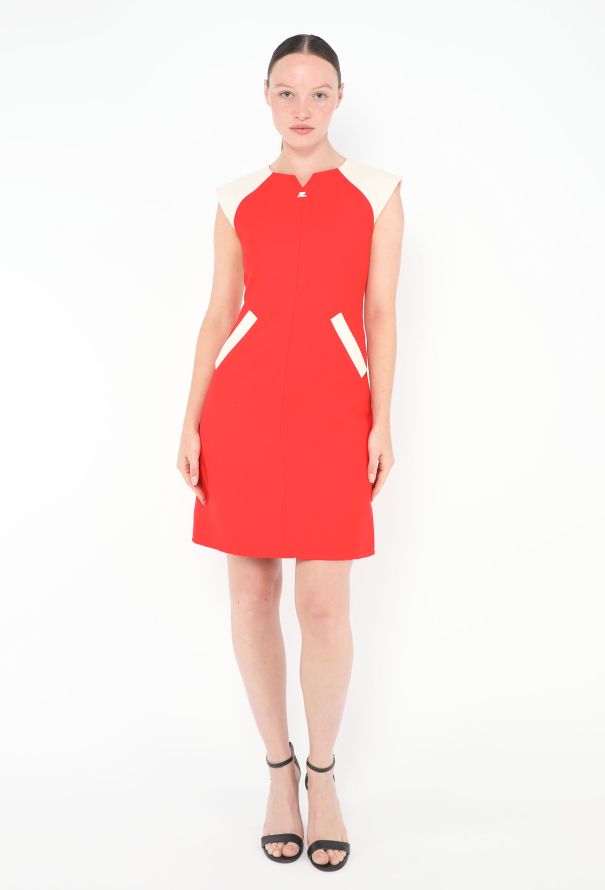 Courrèges Vintage Bicolor Shift Dress - 3