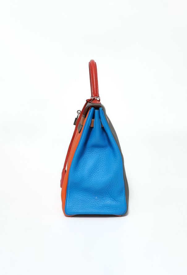 Hermès Limited Edition Kelly Arlequin Retourné 35 - 7