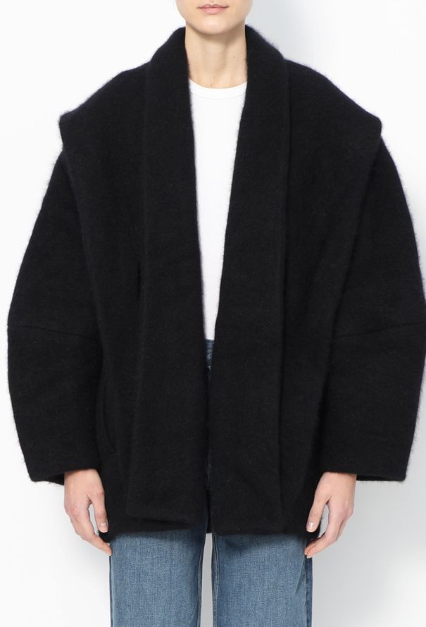 Balmain 2013 Oversized Angora Coat - 5