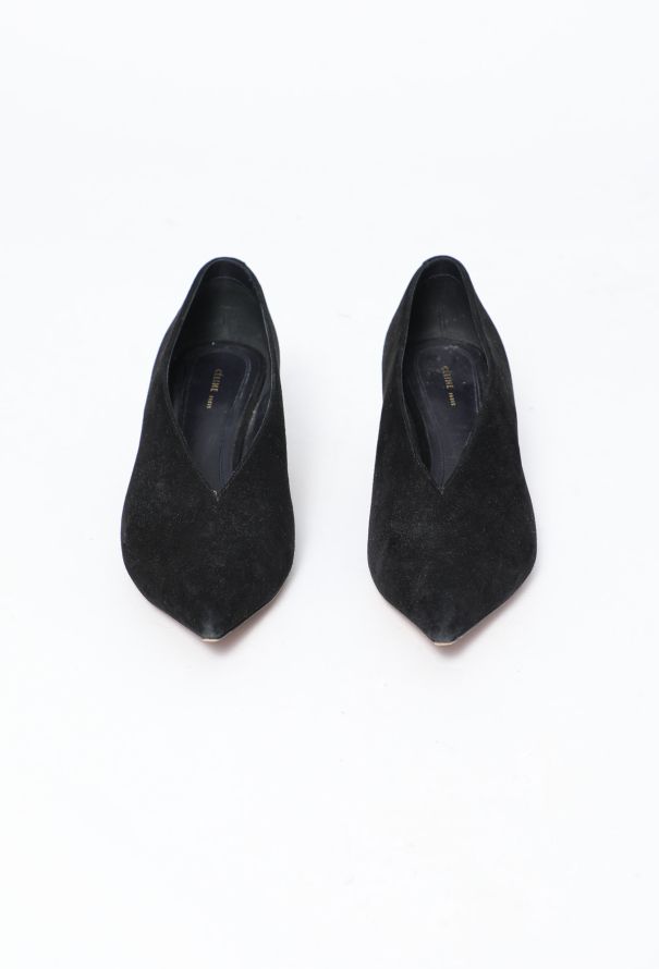 Céline Pre-Fall 2015 Suede Slit Heels - 4