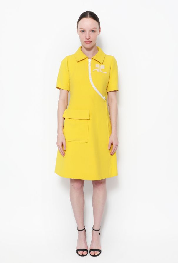 Courrèges Early '70s Couture Zip Dress - 1