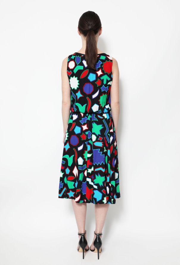 Saint Laurent COLLECTOR S/S 1983 Abstract 'Matisse' Dress - 4