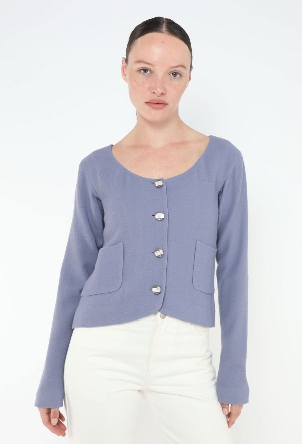 Chanel Resort 2012 Scoop-Neck Jacket - 4