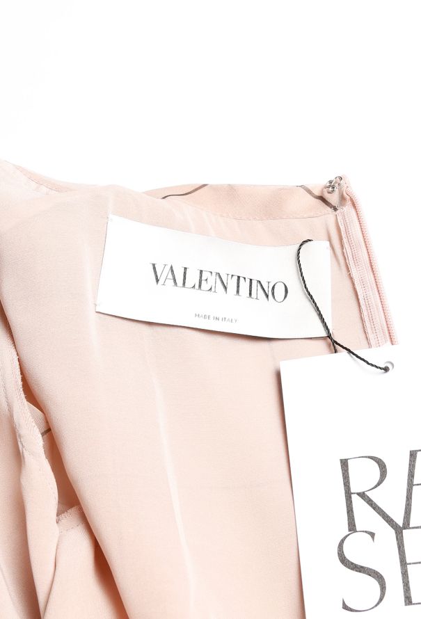 Valentino Checkered Silk Organza Dress - 4
