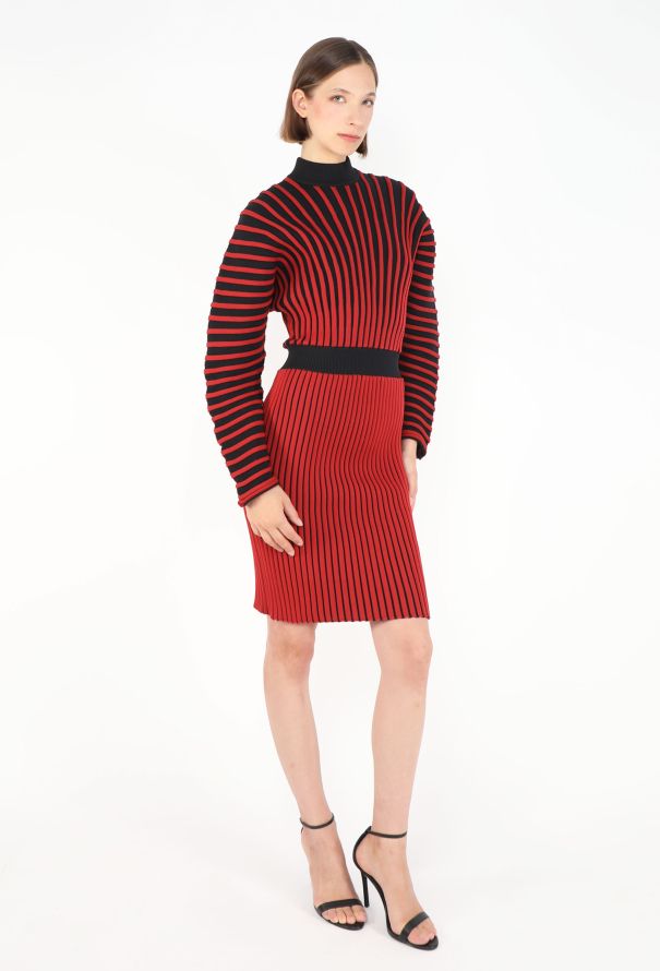 Louis Vuitton Resort 2020 Ribbed Batwing Dress - 4