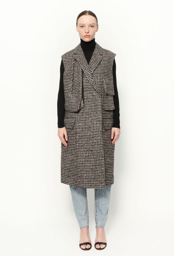 Calvin Klein F/W 2018 Houndstooth Coat - 4