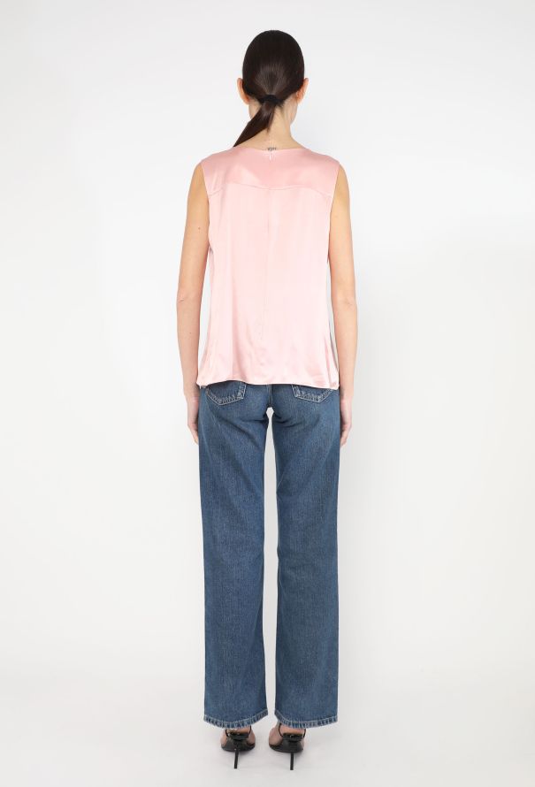 Chanel Ruffled Charmeuse Blouse - 3