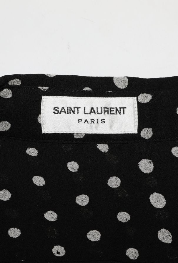 Saint Laurent 2017 Polka Dotted Blouse - 6