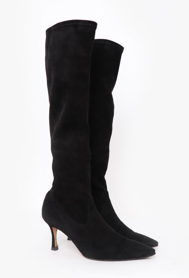 Manolo Blahnik 2014 Pascalare Suede Boots - 2