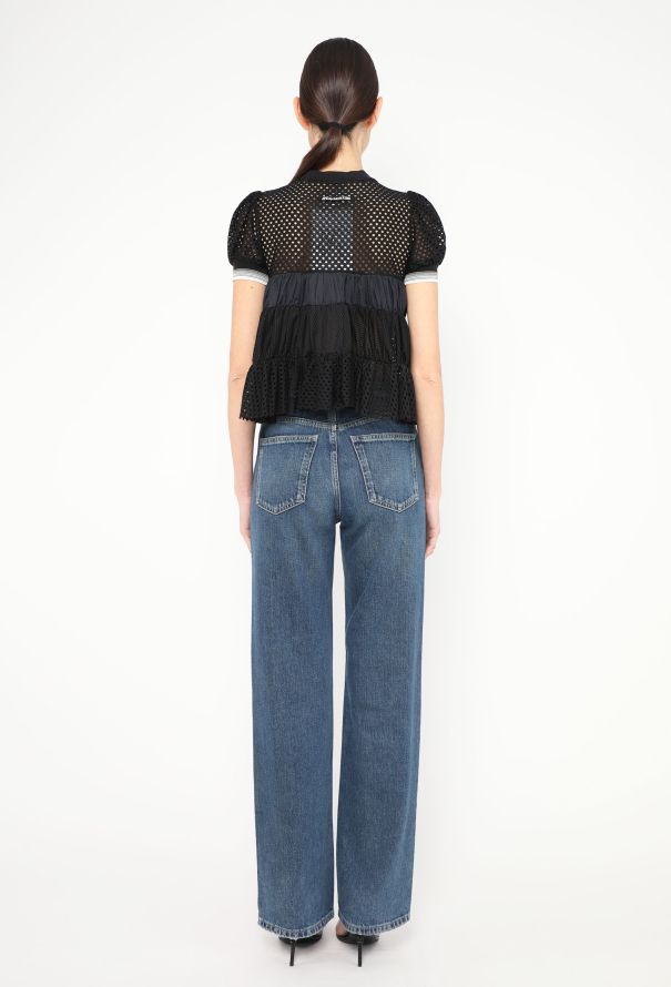 Jean Paul Gaultier Early 2000s Ruffled Jersey Top - 3