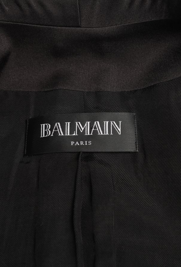 Balmain 2018 Bicolor Collarless Blazer - 5