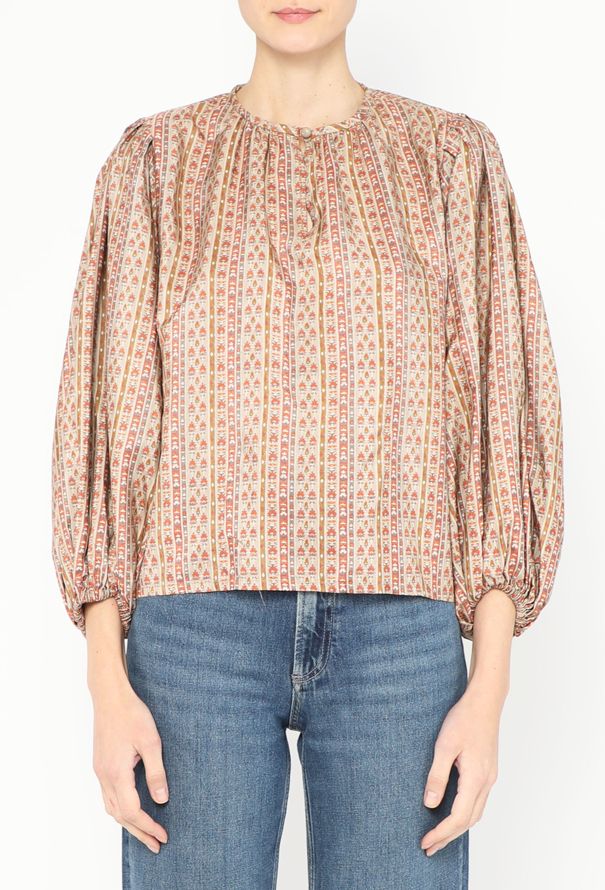 Saint Laurent S/S 1978 Silk Peasant Blouse - 1