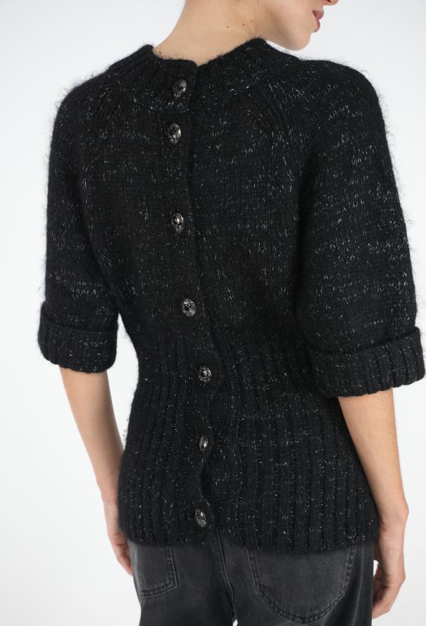 Chanel F/W 2013 Globe Button Cashmere Sweater - 4