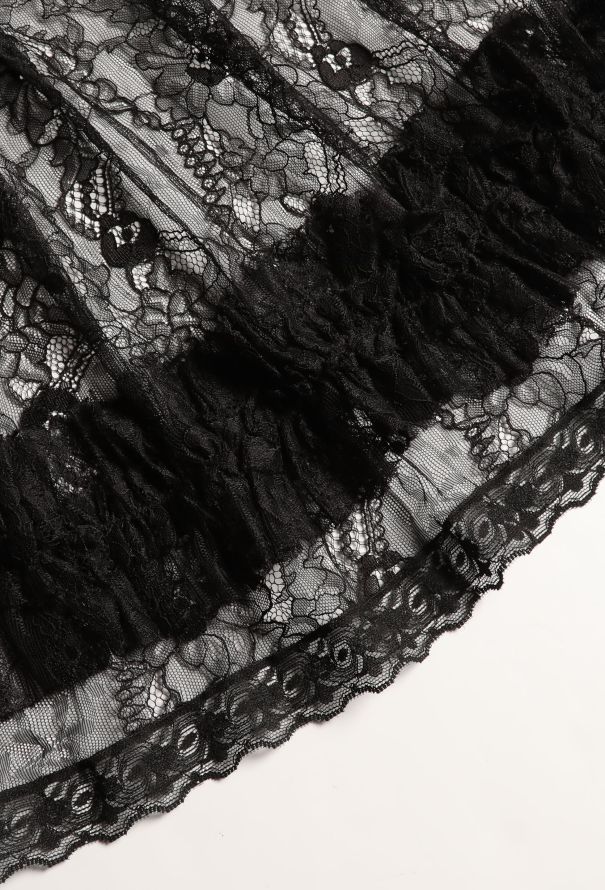 Givenchy 2011 Lace Zipper Dress - 7